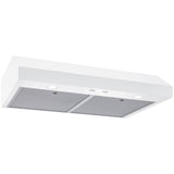 Glacier 30" Under Cabinet Range Hood - 350 Max Blower CFM, White