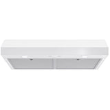 Glacier 30" Under Cabinet Range Hood - 350 Max Blower CFM, White