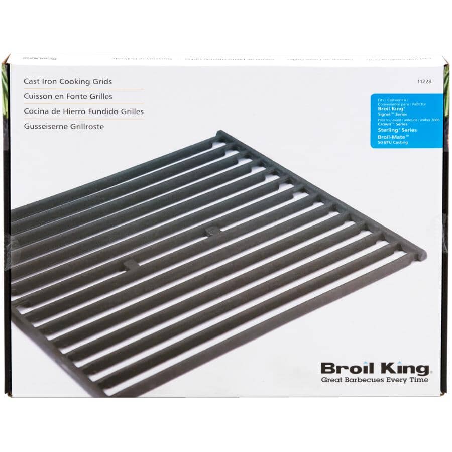 Cast Iron BBQ Grills - 2 Pack