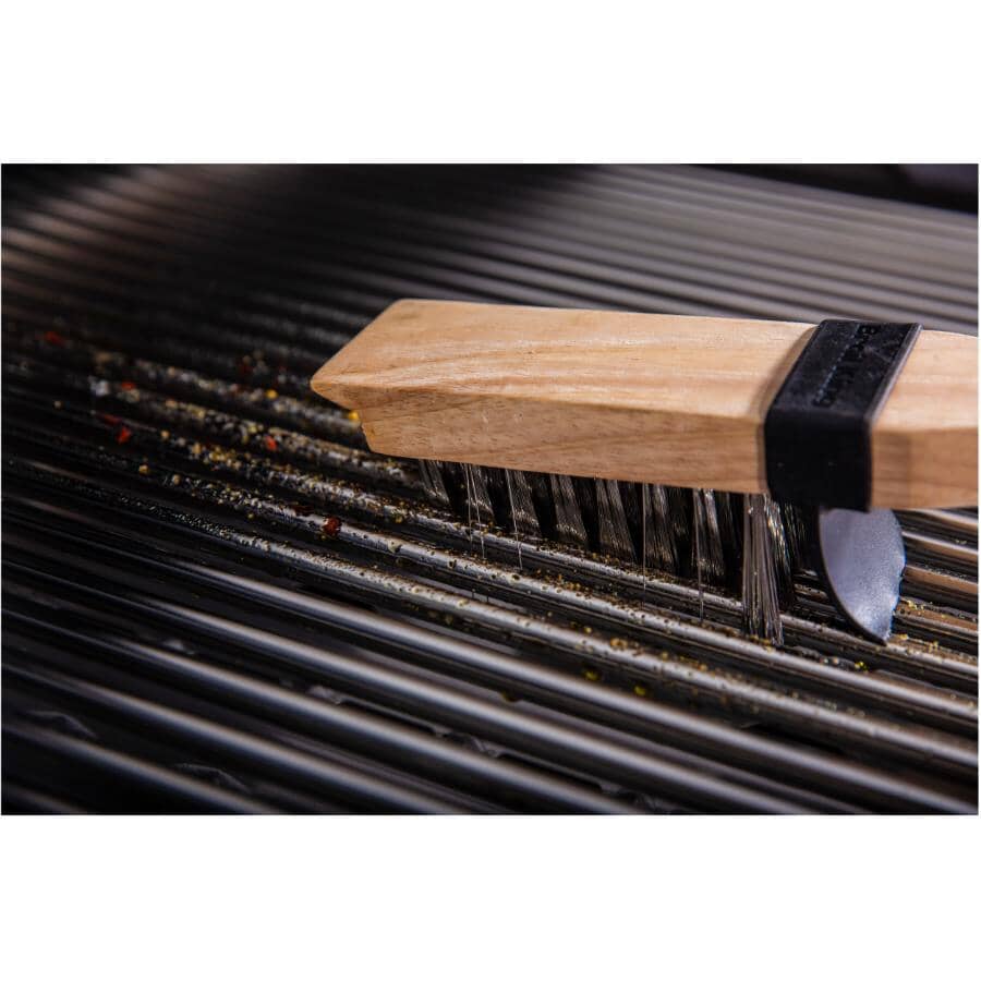 Heavy Duty Grill Brush, with Stainless Steel Bristles