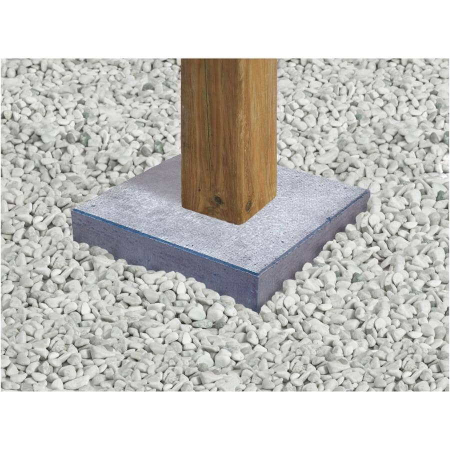 3-1/2" x 18" x 18" Concrete Footing Block