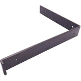 12" Decorative Shelf Bracket - Black