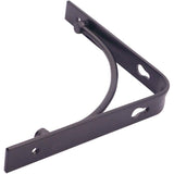 8" Decorative Shelf Bracket - Black