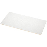 2' x 4' White Fissured Wood Fibre Ceiling Panels - 8 Pack