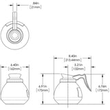 12 Cup Replacement Glass Coffee Decanter