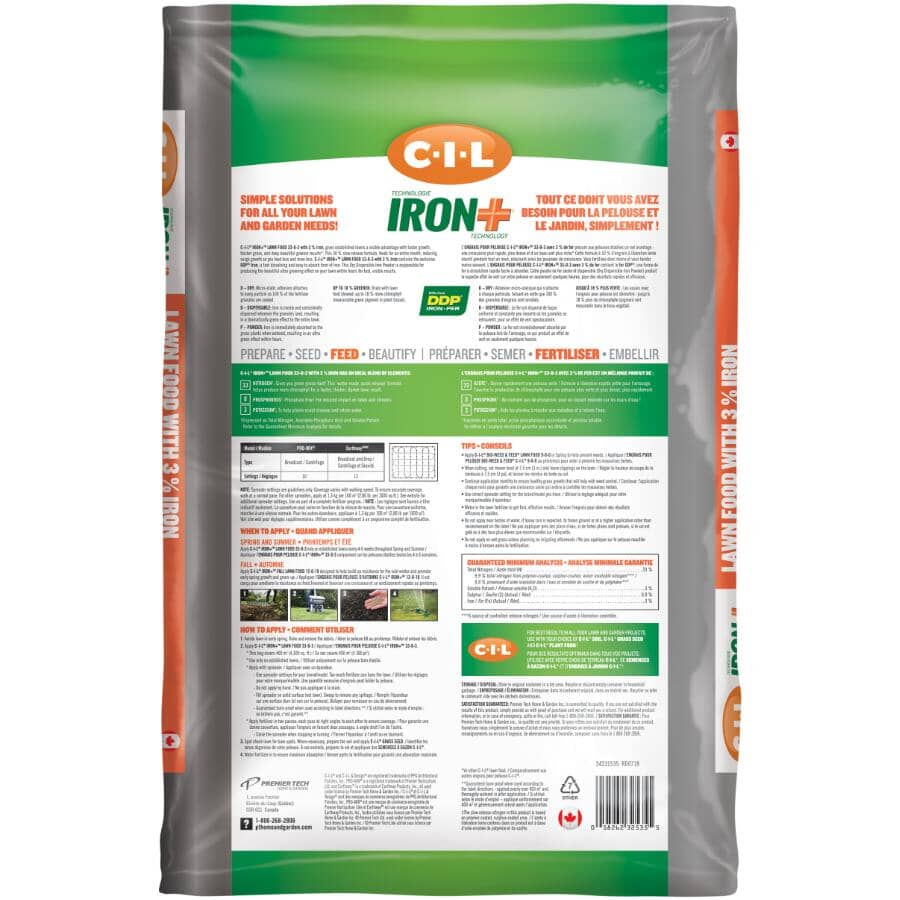 33-0-3 Iron+ Lawn Fertilizer - 5.25 kg
