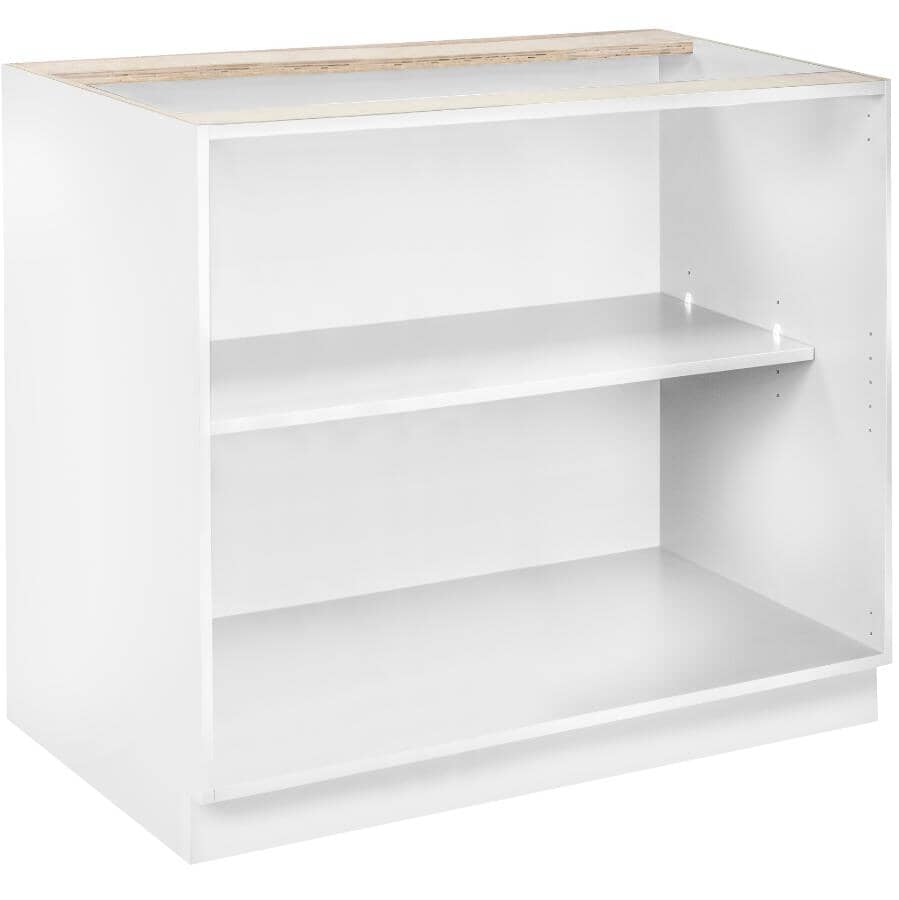 Knockdown Base Cabinet - White, 36"