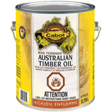 Wood Finish Australian Timber Oil Stain - Mahogany Flame, 3.78 L