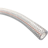 Braided Vinyl Tubing - 3/8" Inside Diameter x 5/8" Outside Diameter x 10'