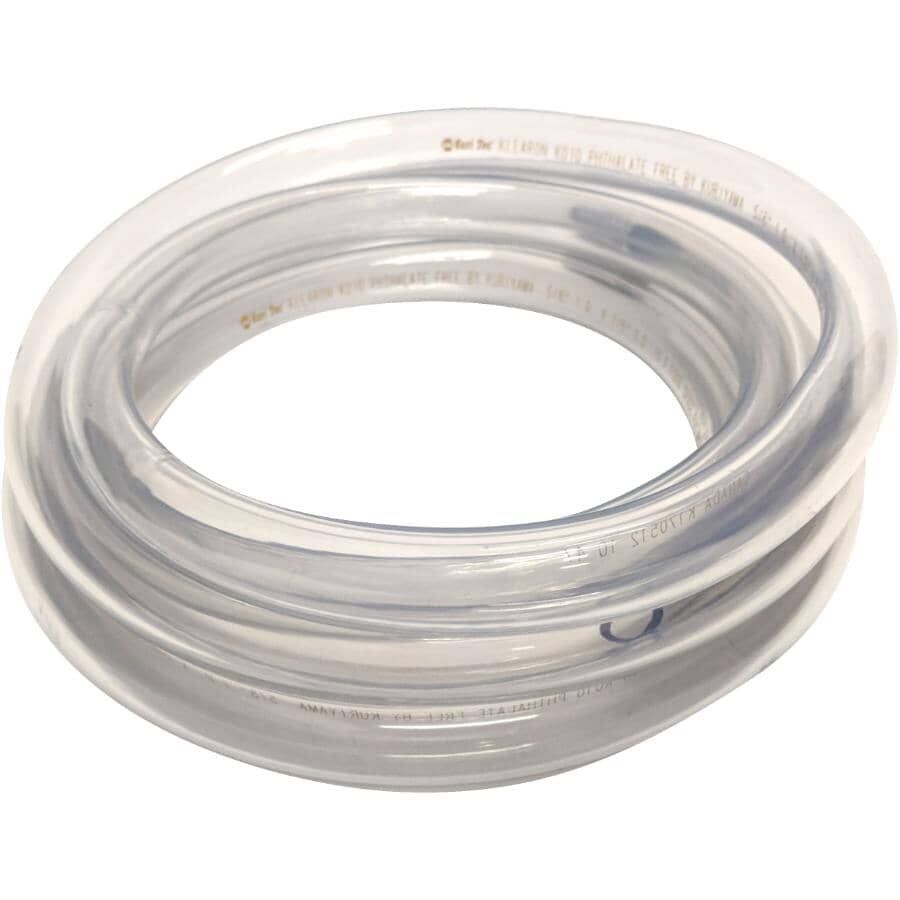 Clear Vinyl Tubing - 5/8" Inside Diameter x 7/8" Outside Diameter x 10'