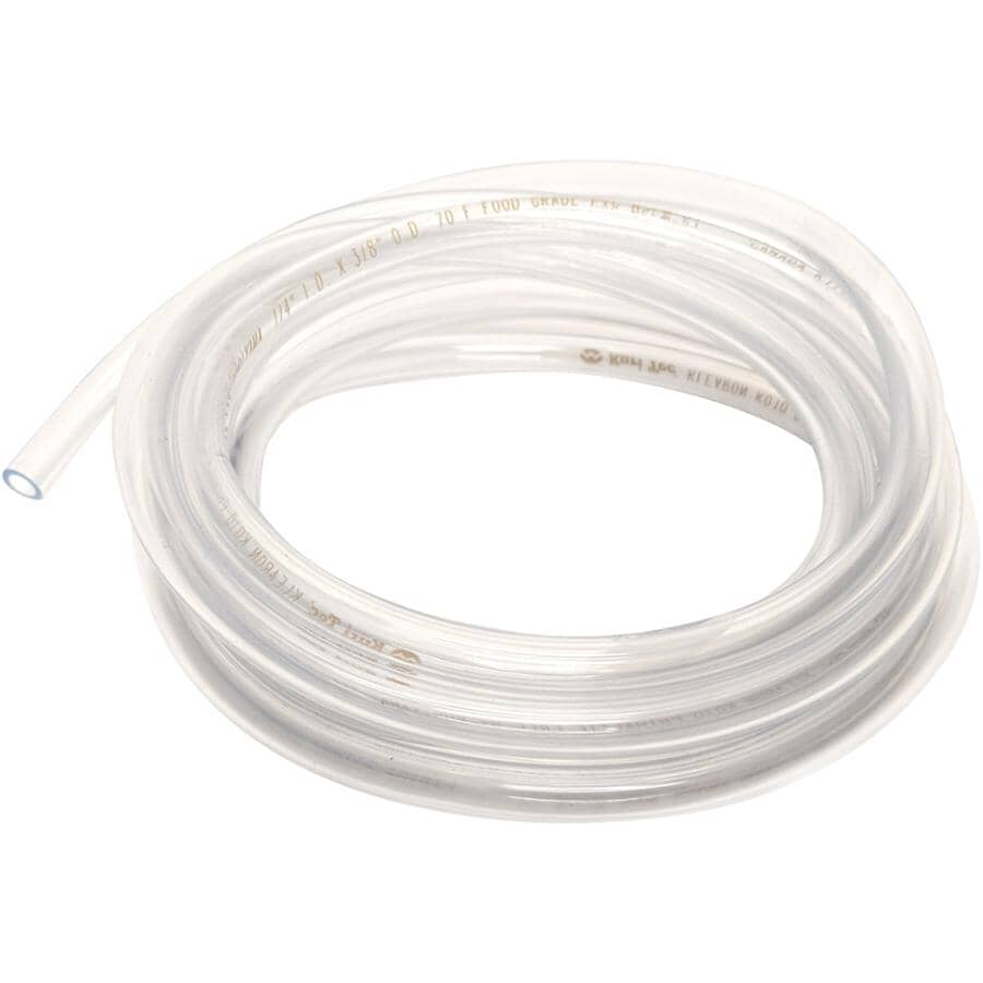 Clear Vinyl Tubing - 1/4" Inside Diameter x 3/8" Outside Diameter x 10'