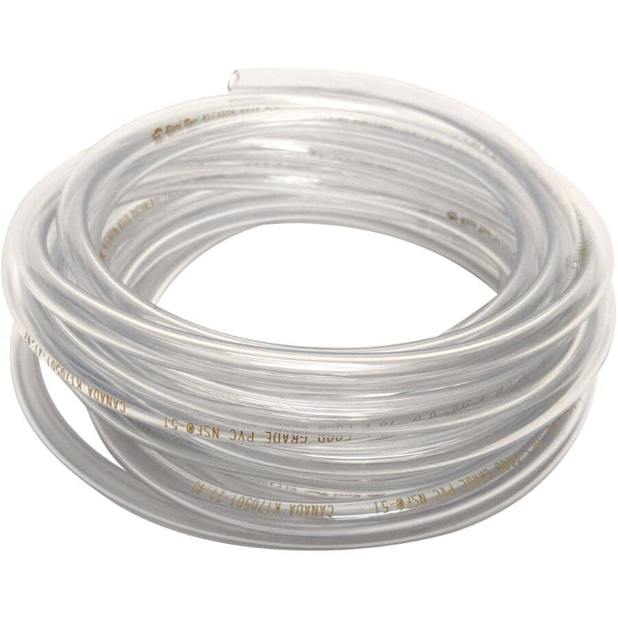 Clear Vinyl Tubing - 1/4" Inside Diameter x 3/8" Outside Diameter x 20'