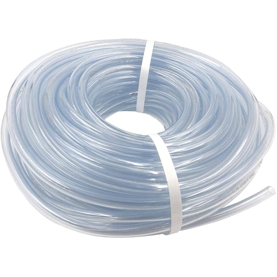 Clear Vinyl Tubing - 3/8" Inside Diameter x 1/2" Outside Diameter x 40'