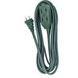 3 Outlet Outdoor Extension Cord - Green,  4.5 m