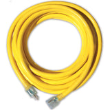 SJTW Yellow Outdoor Heavy Duty Lighted Extension Cord -  15 m