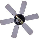 Twister 30" Ceiling Fan with Light - Reversible Blades, Brushed Pewter