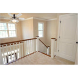 Twister 30" Ceiling Fan with Light - Reversible Blades, Brushed Pewter