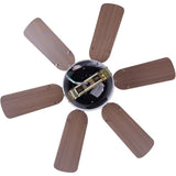 Twister 30" Ceiling Fan with Light - Reversible Blades, White