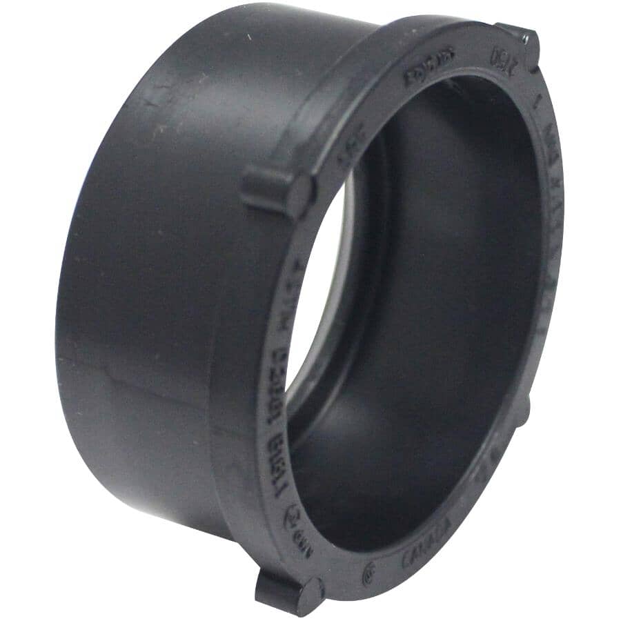 1-1/2" Spigot x 1-1/4" Hub ABS Flush Reducing Bushing