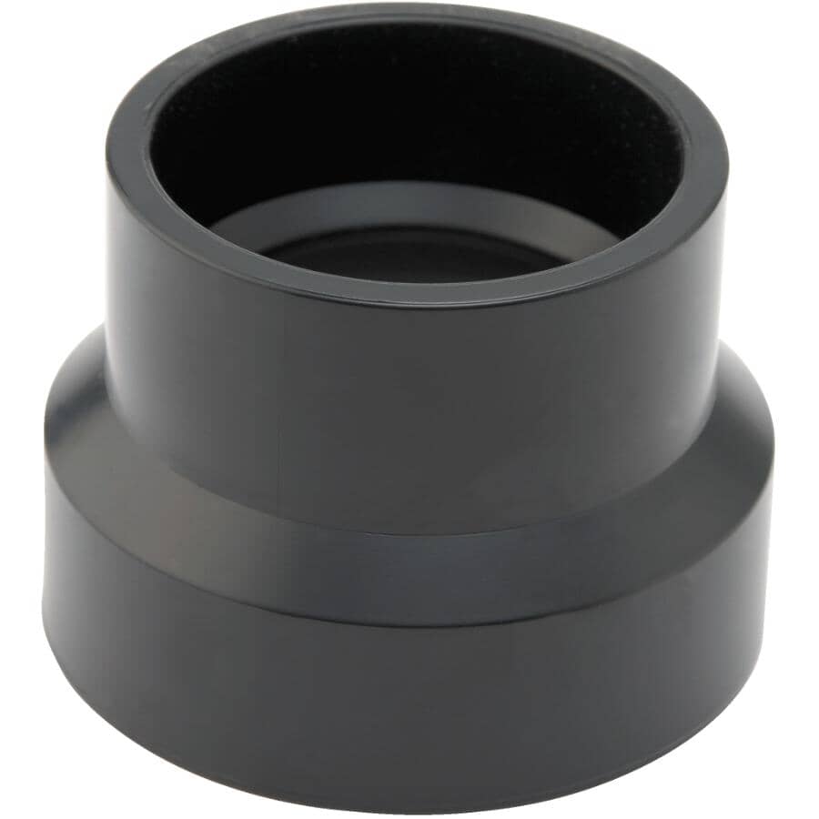 2" Hub x 1-1/2" Hub ABS Reducing Coupling
