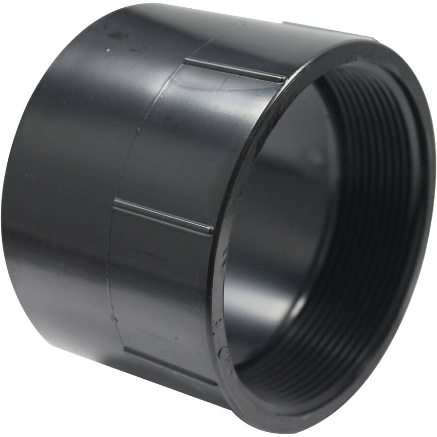 4" Hub x 4" FPT ABS Adapter