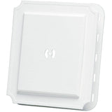 White Mounting Scalloped Siding Block