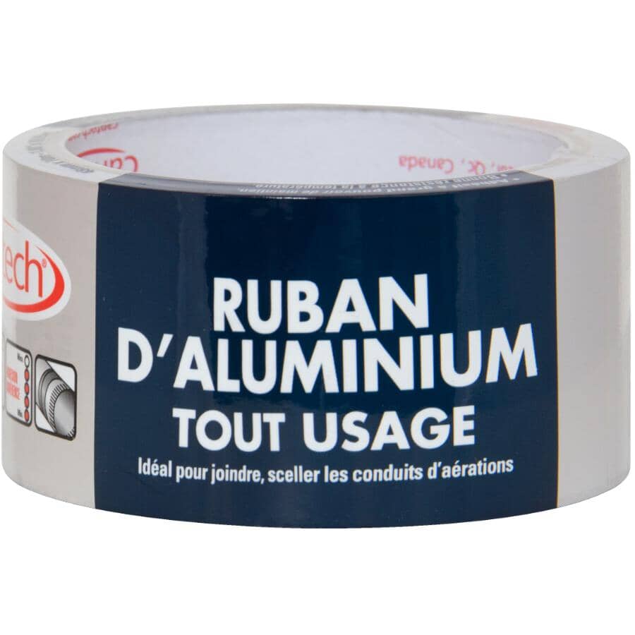 Duct Sealing Aluminum Tape - 1.88" x 10.93 yards (48 mm x 10 m)