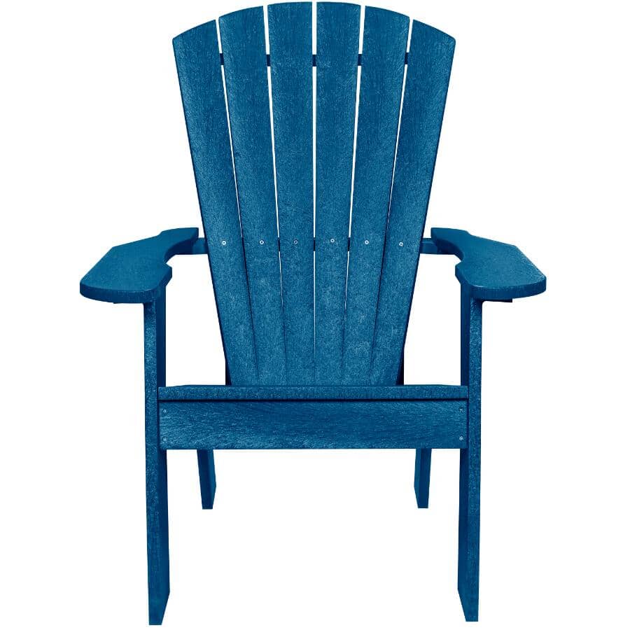 Pacific Blue Recycled Plastic Adirondack Chair