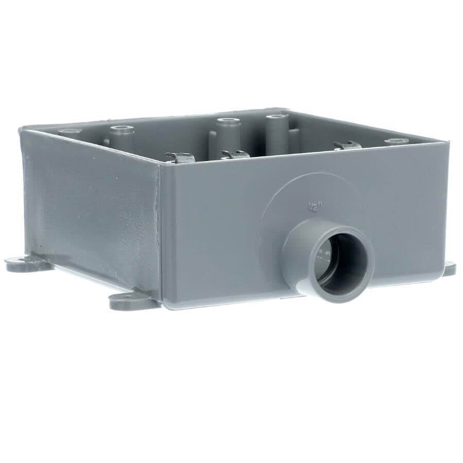 1/2" FSC PVC Double Gang Switch Box