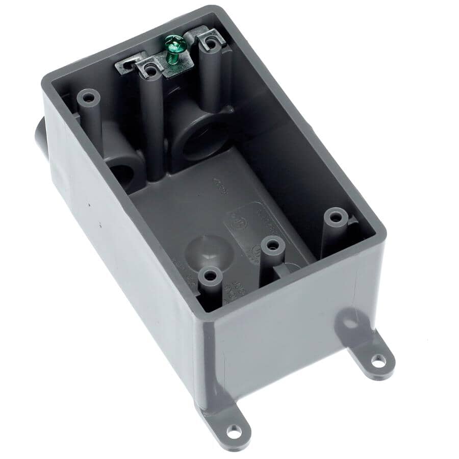 1/2" FSS PVC Single Gang Box