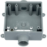 3/4" FSC PVC Double Gang Box