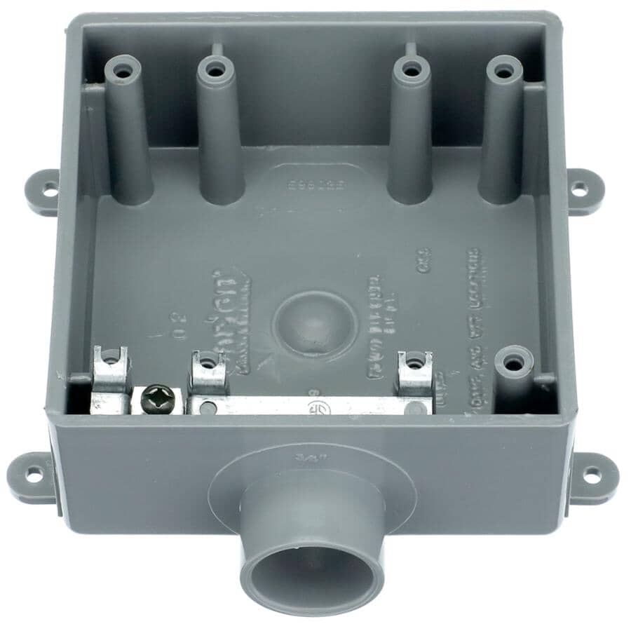 3/4" FSE PVC Double Gang Box