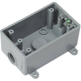 Grey Weatherproof Rectangular T-Box