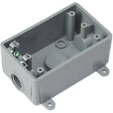 Grey Weatherproof Rectangular T-Box