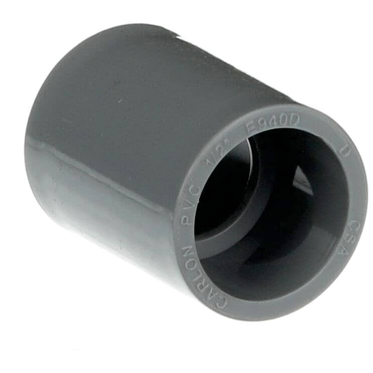 Schedule 40 PVC Coupling - 1/2"