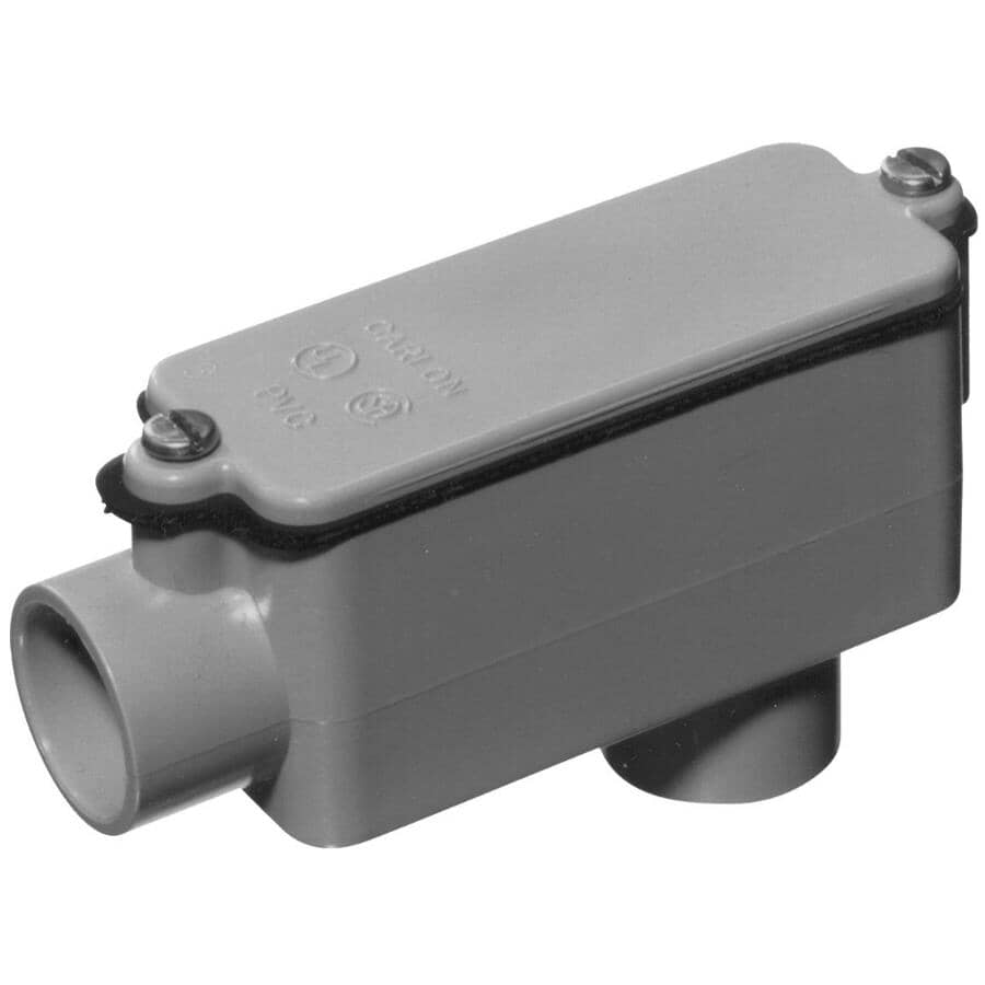 Schedule 40 PVC LB Shaped Conduit Body - 2"