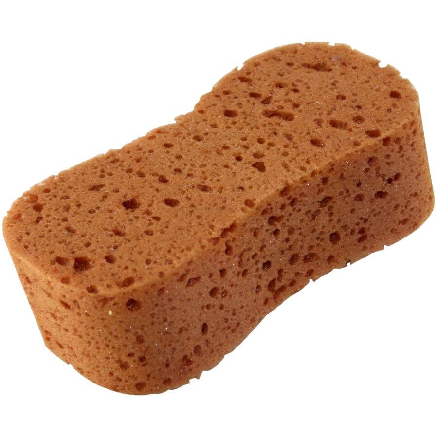 Brown Bone Shaped Easy Grip Sponge