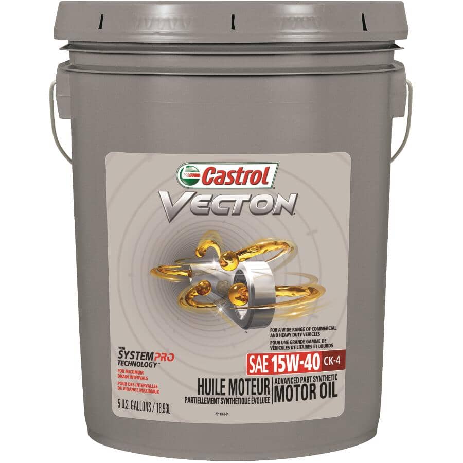 15W40 Vecton Motor Oil - 18.93 L