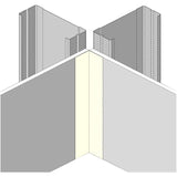 8' 90 Degree Paper Inside Corner Bead