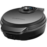 Anti-Overflow 4-Slice Belgian Waffle Maker (RJ04-AO-4) - Black