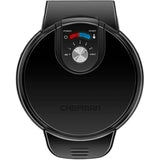 Anti-Overflow 4-Slice Belgian Waffle Maker (RJ04-AO-4) - Black