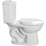 3 L/6 L Marriot Dual Flush Round Toilet - White