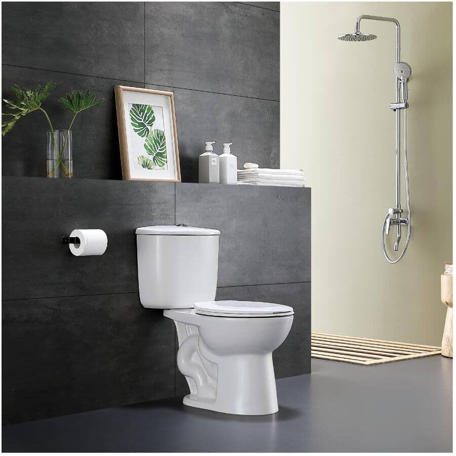 3 L/6 L Marriot Dual Flush Round Toilet - White