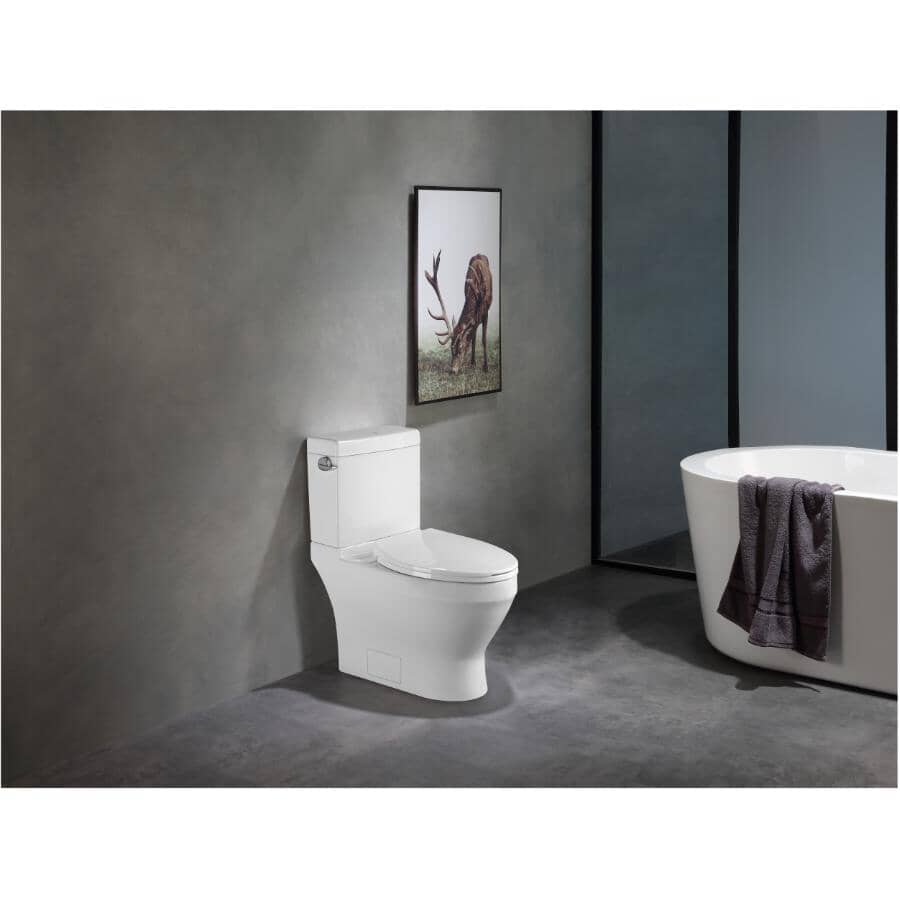 4.8 L Kalie Elongated Toilet -  with Concealed Trapway, 16.5" Accessible Height, White