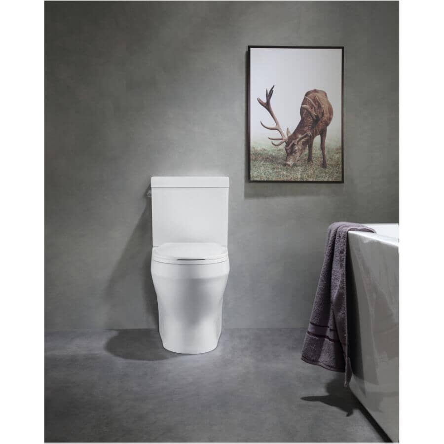 4.8 L Kalie Elongated Toilet -  with Concealed Trapway, 16.5" Accessible Height, White