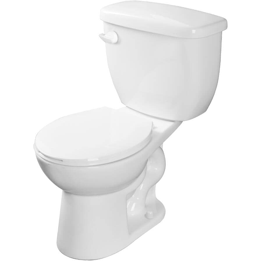 6 L Bournelli Round Toilet - White
