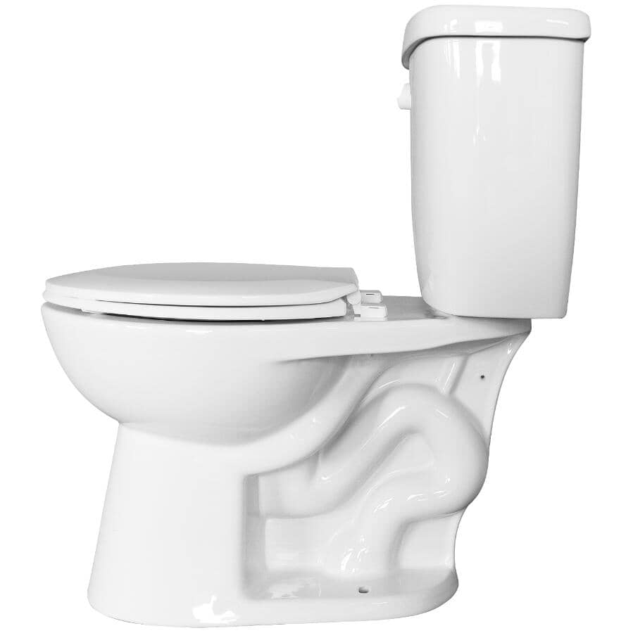 6 L Bournelli Round Toilet - White