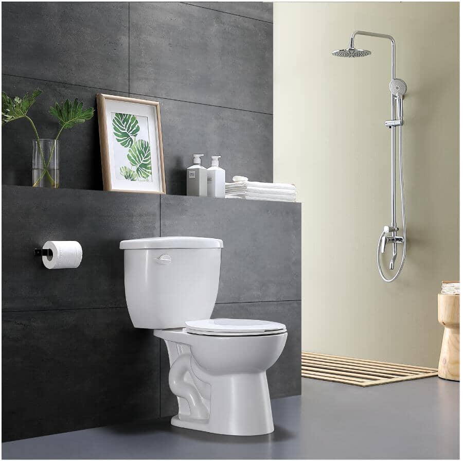 6 L Bournelli Round Toilet - White