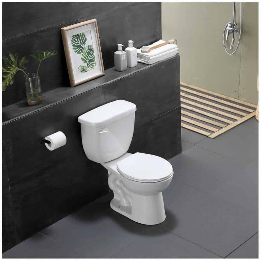 6 L Bournelli Round Toilet - White