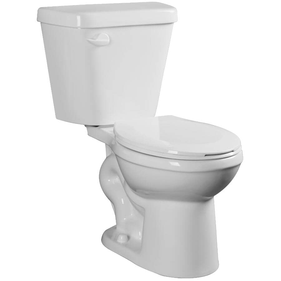 6 L Cabot Round Toilet - White